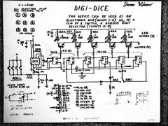 hand-drawn schematic of Digi-Dice